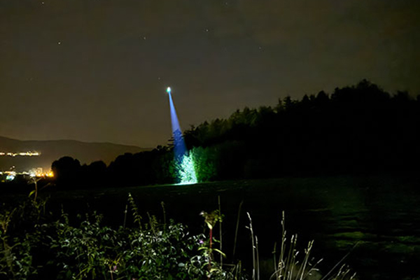 Drohnenortung, Einsatz der Drohne