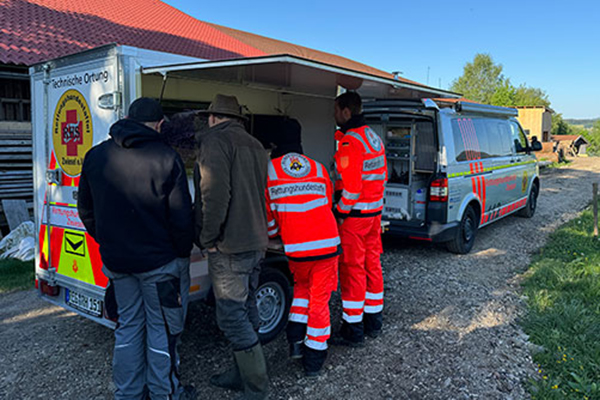 Drohnenortung, Einsatz der Drohne